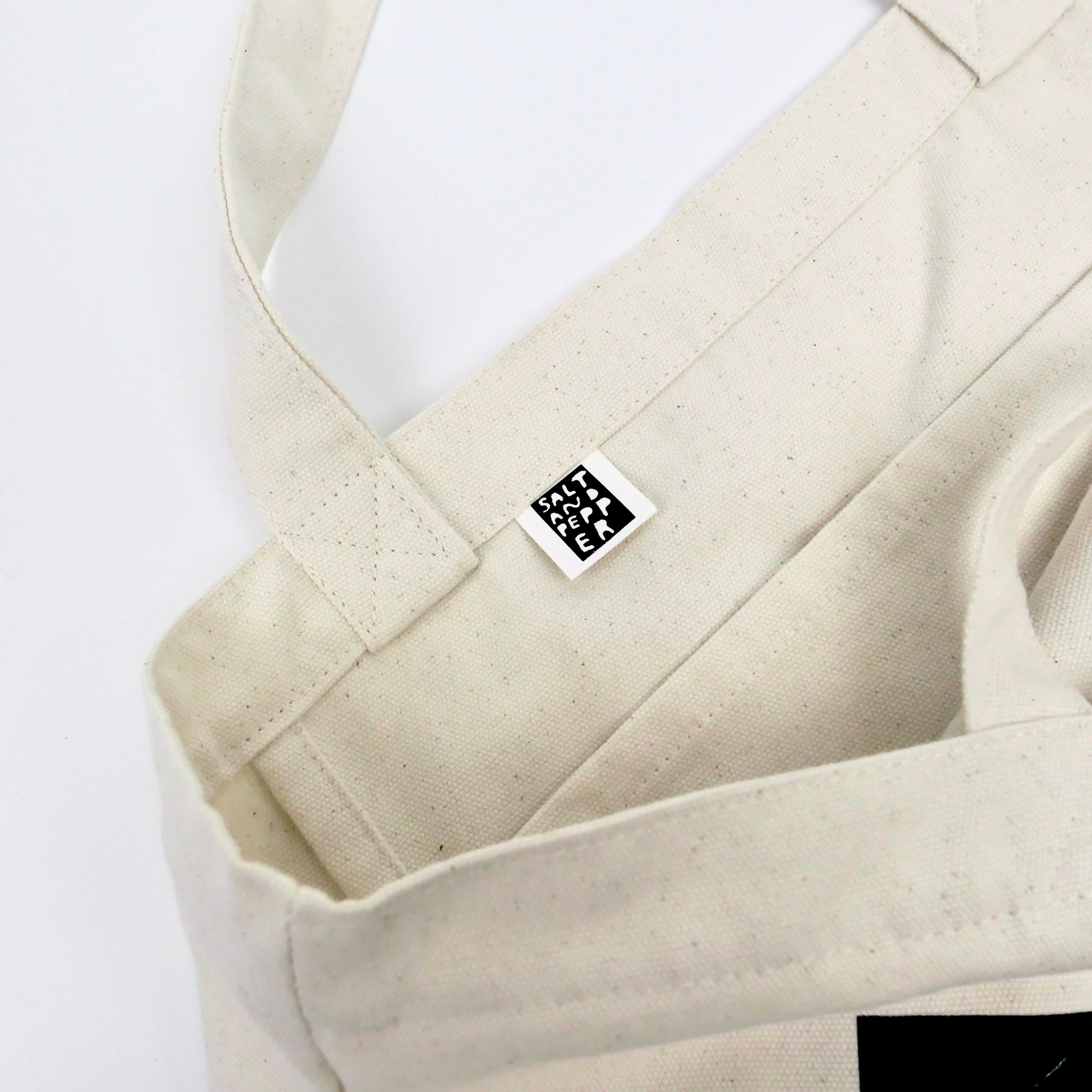 SALT AND PEPPER "LOGO TOTE BAG"