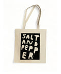 SALT AND PEPPER "LOGO TOTE BAG"